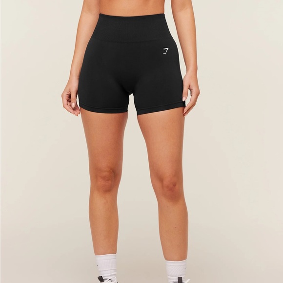 Gymshark Pants - Gymshark Everyday Seamless Shorts - Black
